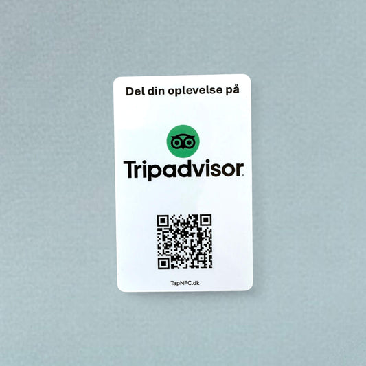 Anmeld os på Tripadvisor kort - TapNFC ApS